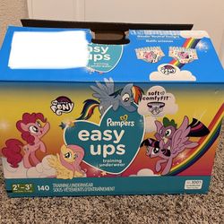 Pampers Easy Ups Training Underwear Girls, 2T-3T Size 4 Diapers, 99/140 Count