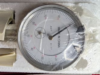 Cen-Tech Precision Dial Indicator – 0-1" Range, .001" Graduation (New in Box) to be