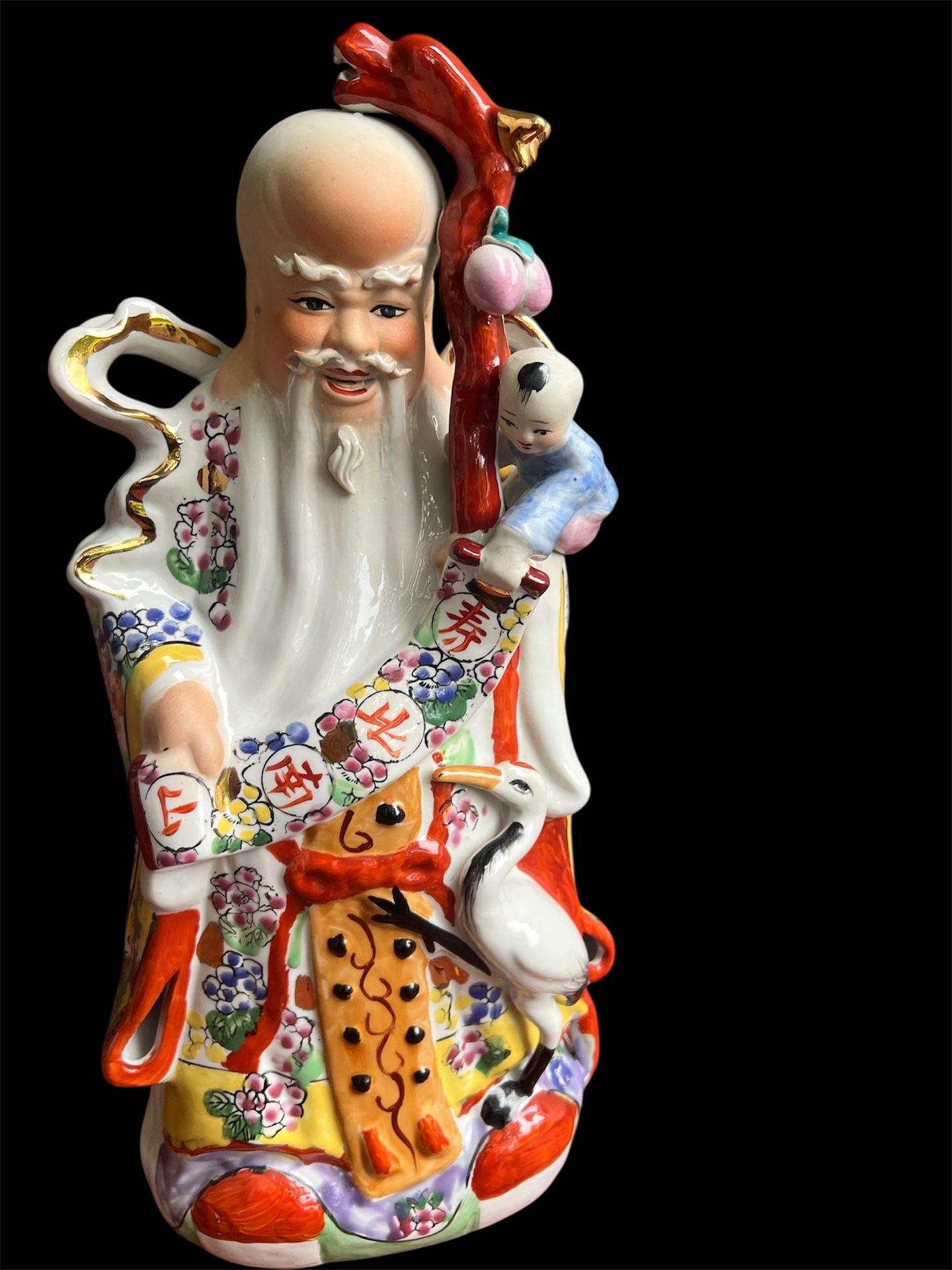 Shou Lao God Of Longevity One Of The Three Chinese Immortals