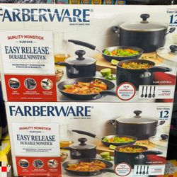 Farberware 12 piece cookware set