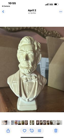 Avon Abraham Lincoln collectible aftershave or cologne bottle