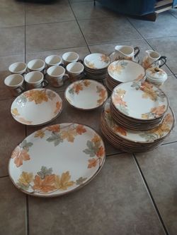 Vintage Franciscan Autumn China Set