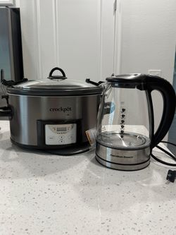 Crock-Pot Slow Cooker & Hamilton Beach Electric Kettle Set