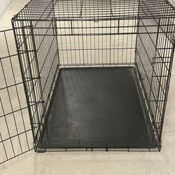 Extra Large Metal Dog Crate -fold Up For Storage 
