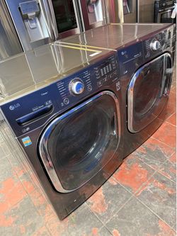 LG set washer and dryer gas