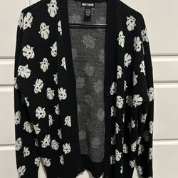 Hot Topic Ghost Cardigan