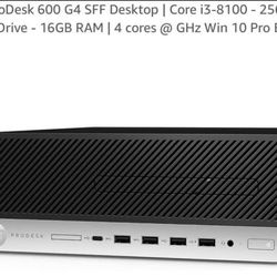 HP ProDesk Desktop Computer 