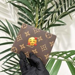 Brown monogram men wallet