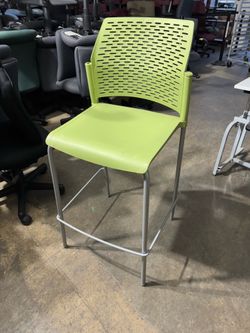 Tall Green Stool