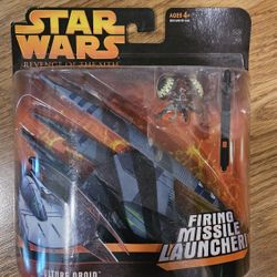 Star Wars Vulture Droid with Firing Missile Launcher