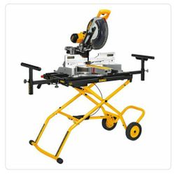 two pieces of new cutting saw and table