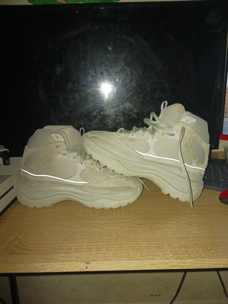 Green Yezzy Boots