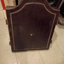 Dart Board & Cabinet