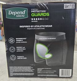 Depend Men Fresh Protection Guards. 112 Ct