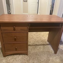 Kids Wooden Desk With Chair $50