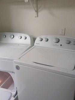 Washer and dryer