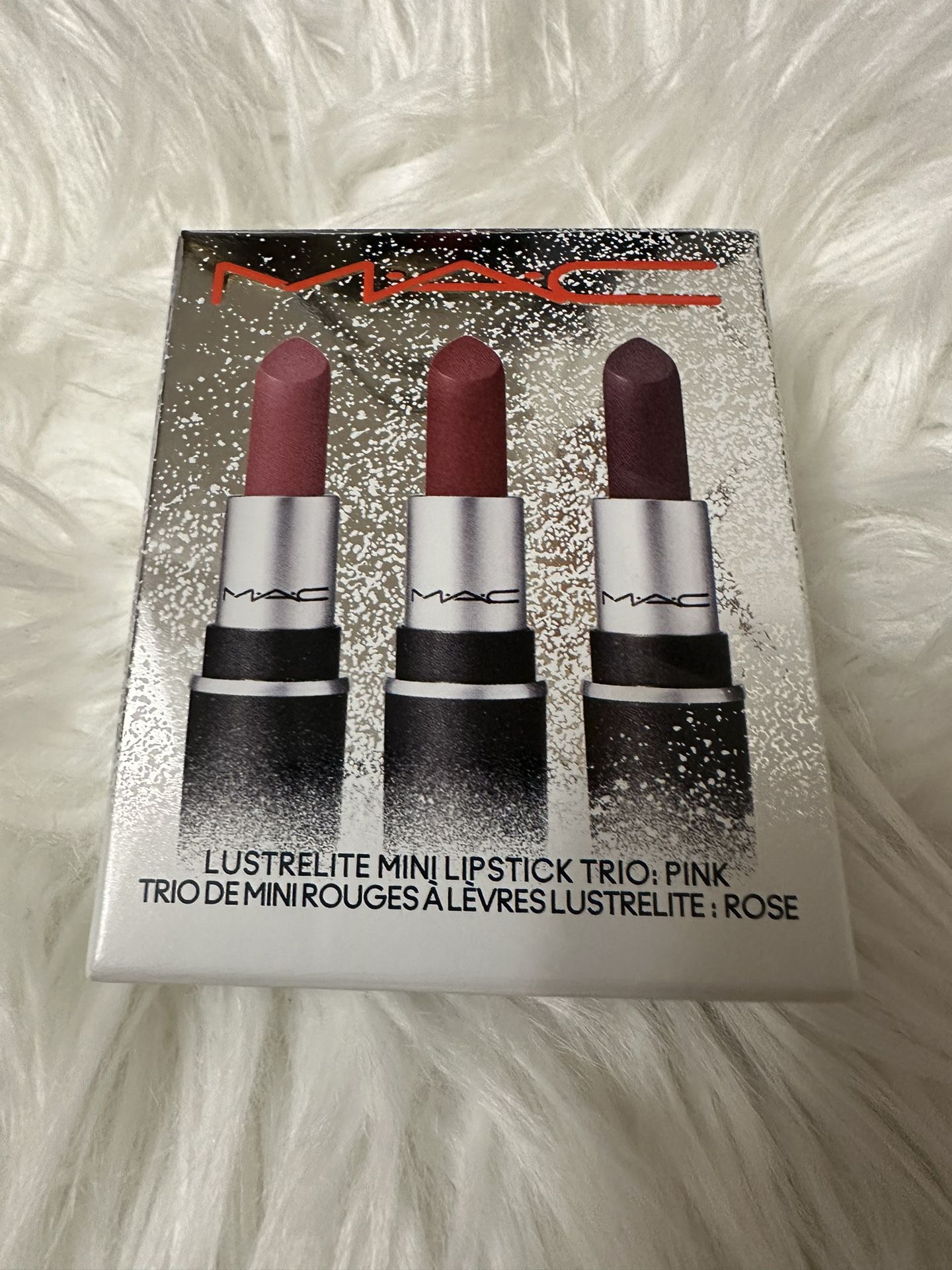 MAC’s Lusterlite Mini Lipstick Trio