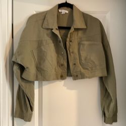 Favlux Fashion Olive Green Jacket Size S