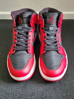 Air Jordan 1 High Strap Black Gym Red