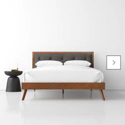 Rayford Tufted Low Profile Platform Bed (King)