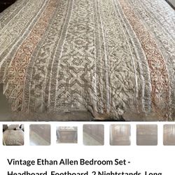 Vintage Ethan Allen bedroom set (Solid Wood)