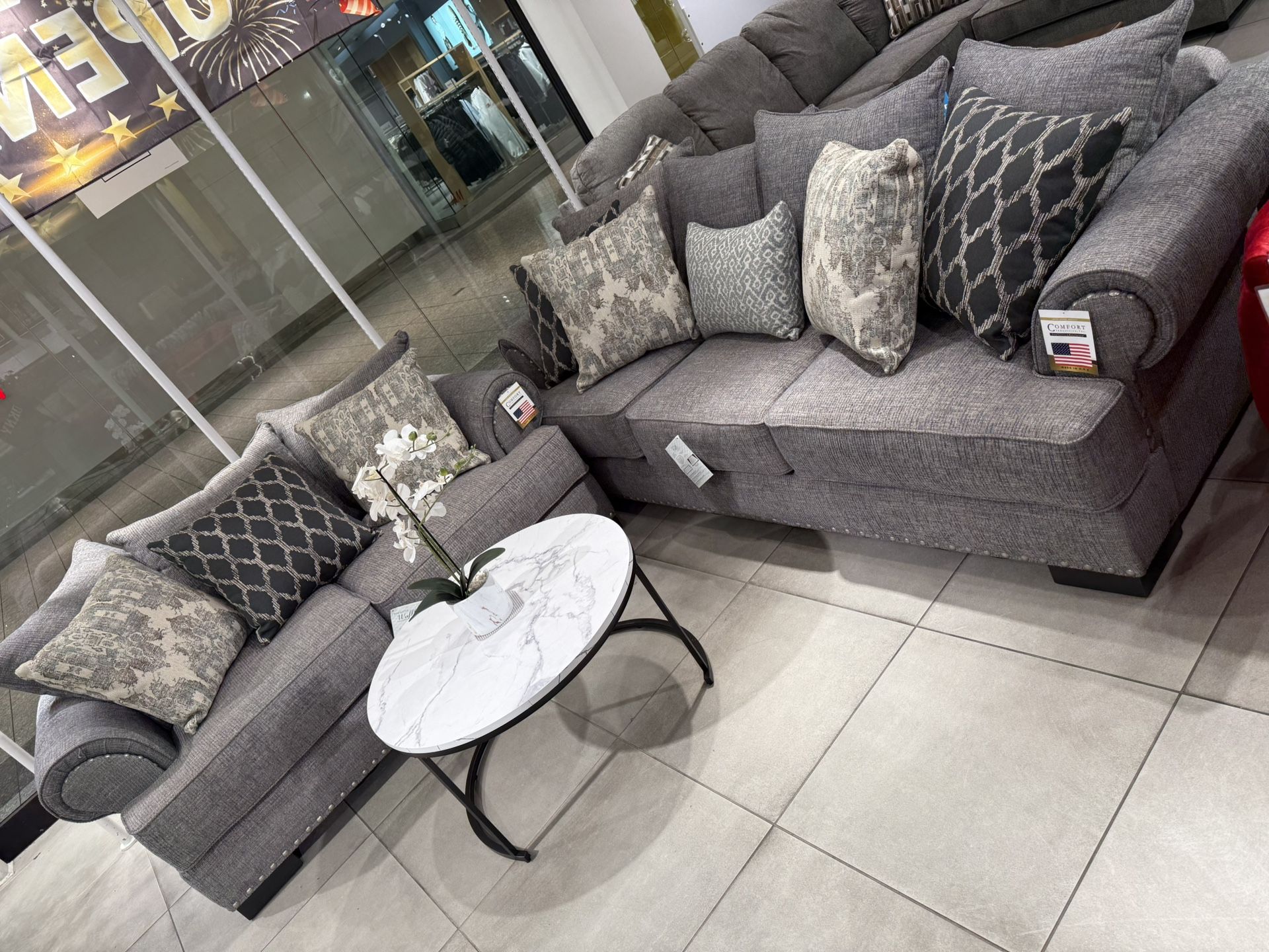 2pc Living Room Set 🔥 Take It Home With Only $50 Down