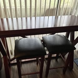 Folding table - 3 Stools Harverty  