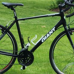 GIANT ESCAPE 1 ROAD BIKE - EX-LARGE FRAME - 2×8 - SERVICED READY TO GO 