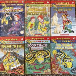 Magic tree House, Merlin Missions, Magic School Bus, Star Wars, Wings Of Fire