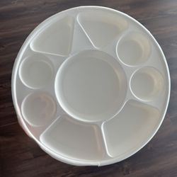 Party Plates - 9 Compartments, Eco-Friendly, Bulk Available