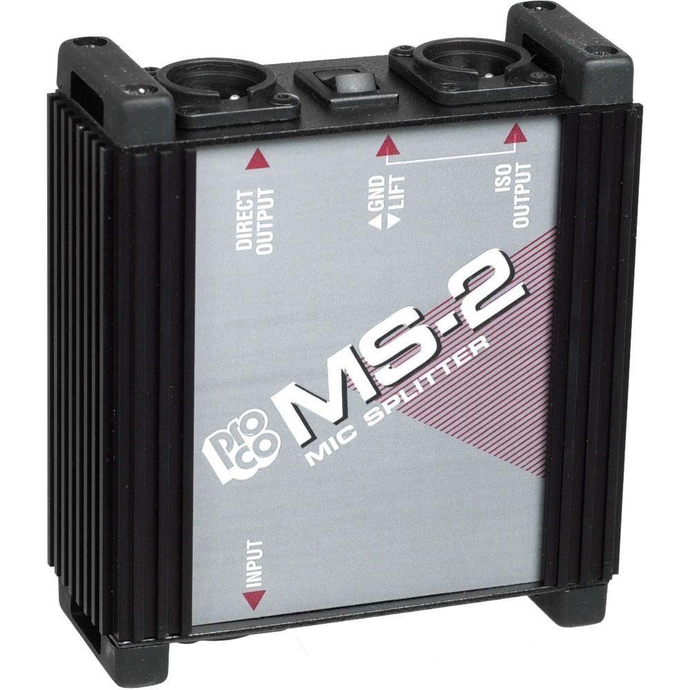 Pro Co MS-2 Direct Box / Mic Splitter