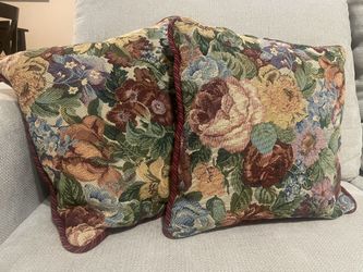 Vintage Floral Laura Ashley Throw Pillows