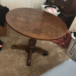 Wood Kitchen Table 