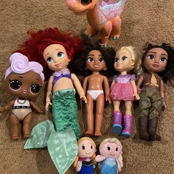 Lot Of Disney Dolls
