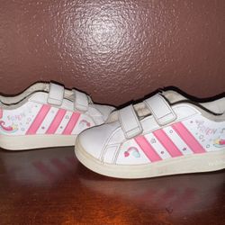 Toddler Girl Size 10 Adidas Sneakers 