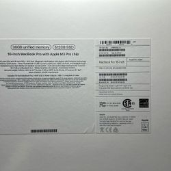 16-Inch MacBook Pro M3 Pro Chip