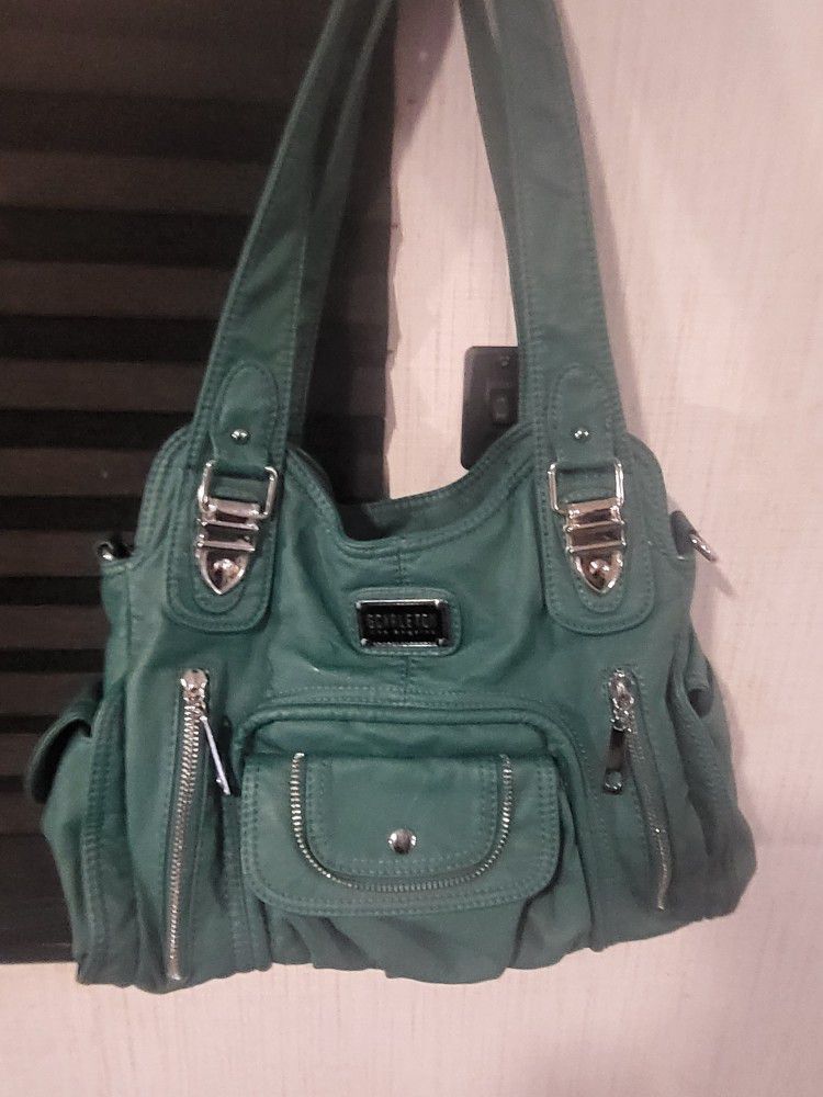 Green hobo bag purse