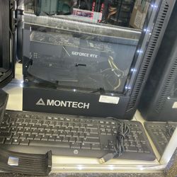 Montech Gaming PC W/ Monitor, Keyboard, And Mouse