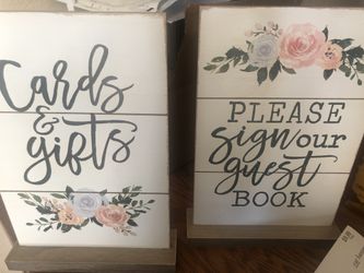 Table signs