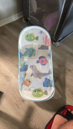Baby Bath Tub seat with Ocean Print