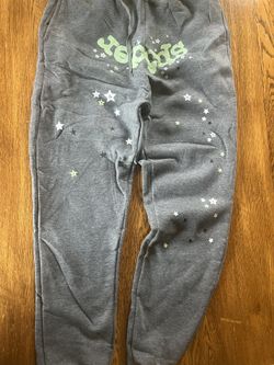 Green and Gray sweatpants