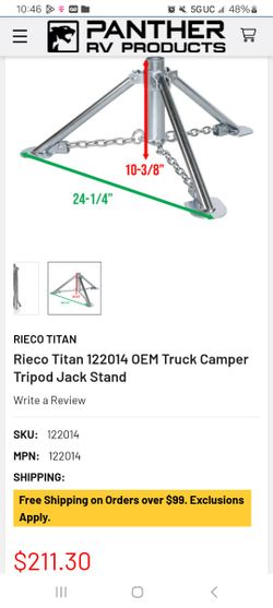 Camper Tripod Jack Stand