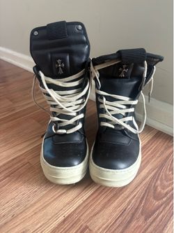 Chrome Rick Owen geobaskets