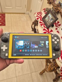Nintendo switch lite reshelled with tempered glass screen