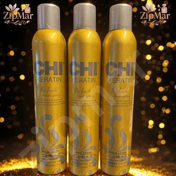 CHI Keratin Flex Finish Hair Spray 3x10oz Flexible Hold Level 4 New Luxury Shine