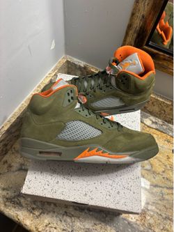 Jordan 5 Olive Green