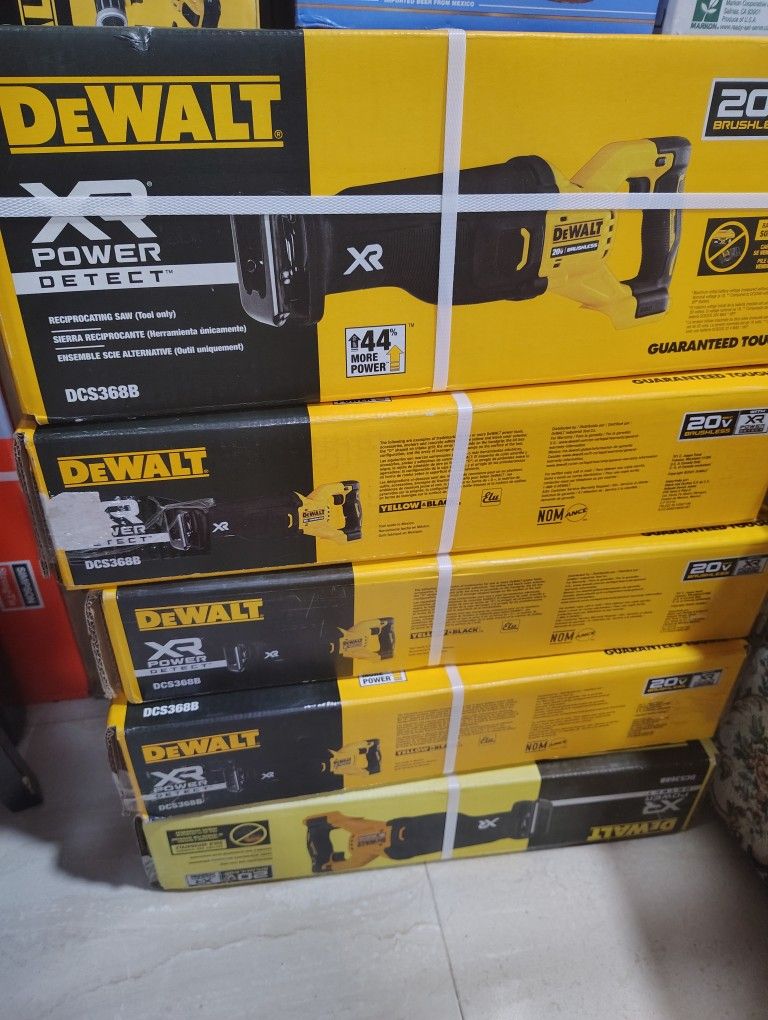 DeWalt 20V XR Power Detect Reciprocating Saw Cordless Brushless Keyless TOOL ONLY