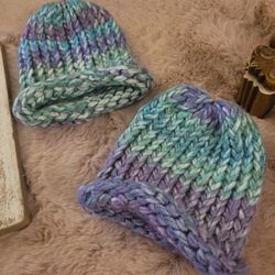 Handmade Knitted Infant Hats