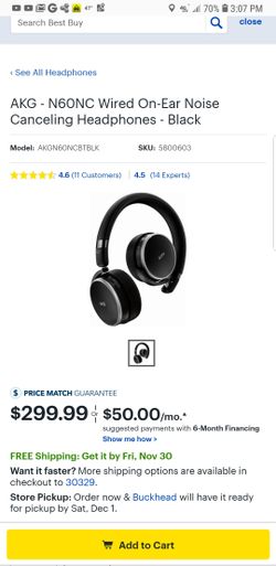 N60nc wired headphones