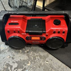 Sony ZS-H10CP Heavy Duty Rugged Water Resistant Boombox Stereo CD Player 